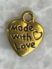 GOLDEN CHARM - MADE WITH LOVE