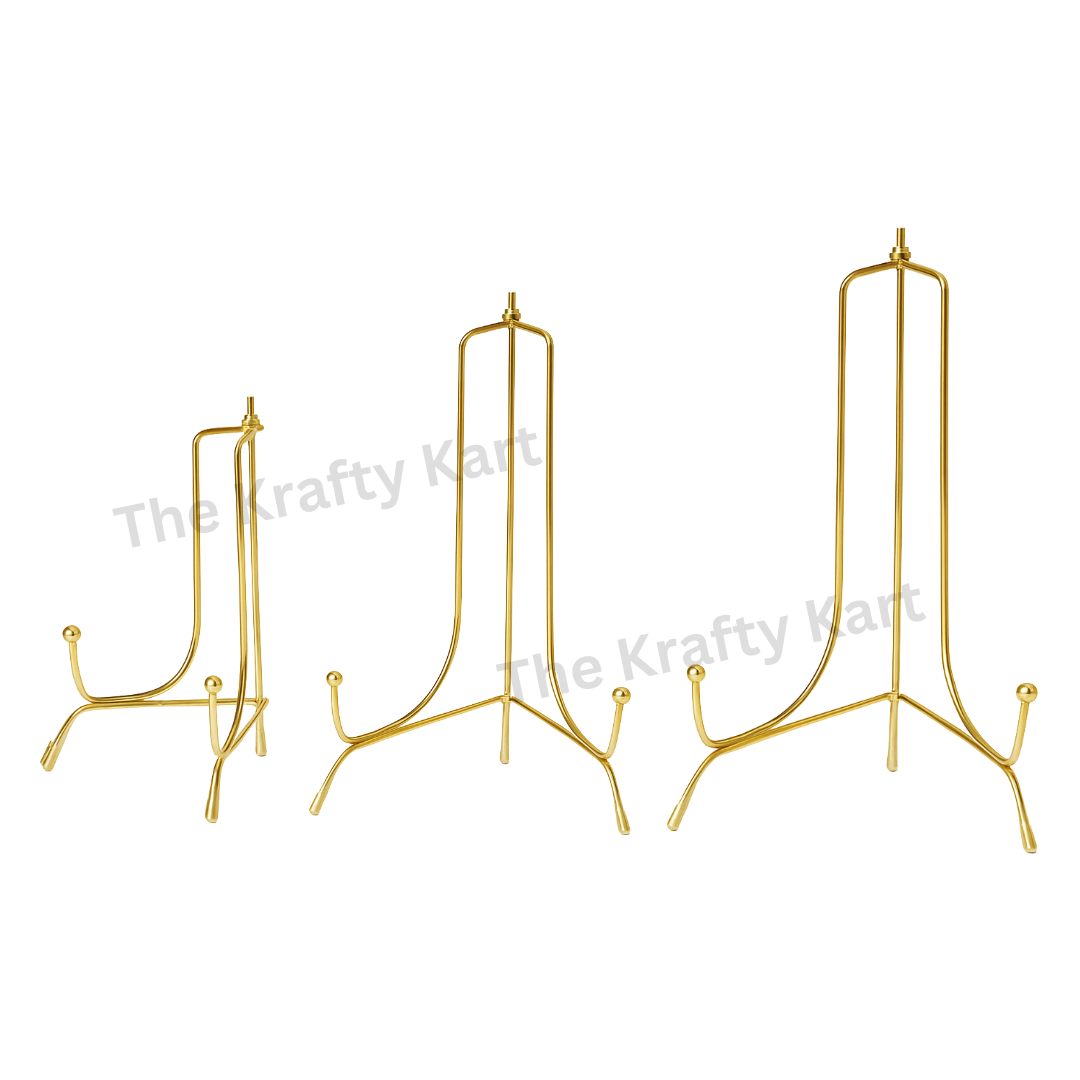 Foldable Metal Stand (Golden)