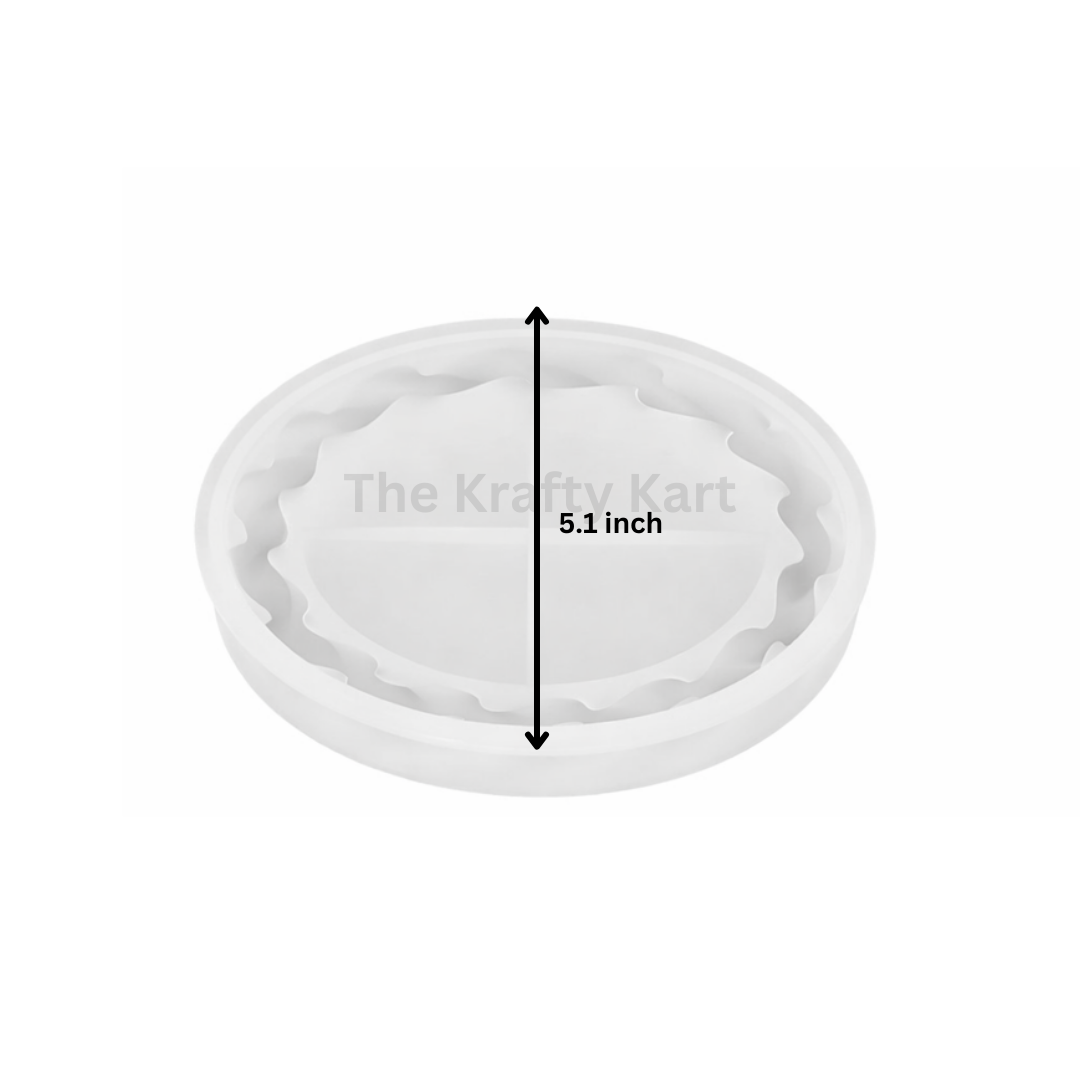 Large Design Love Twist Plate Tray Mould