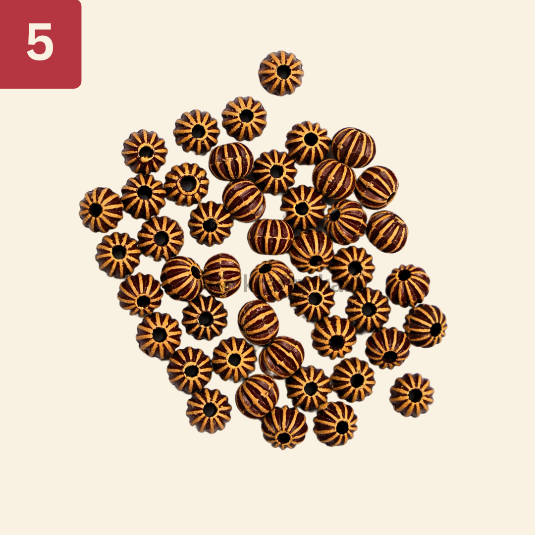 Wooden Rakhi Beads Combo