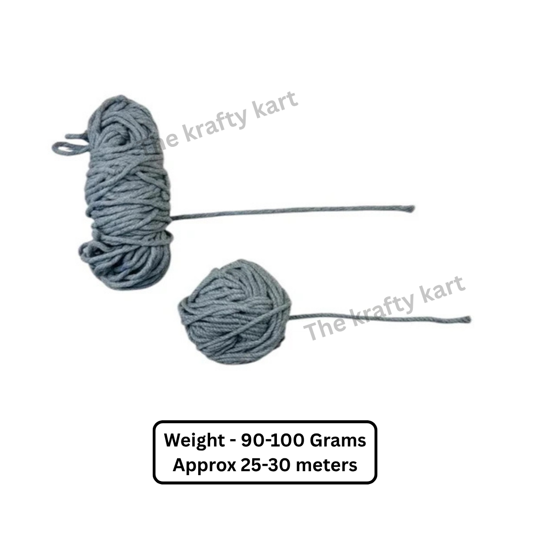 Macrame - Light Grey Thread
