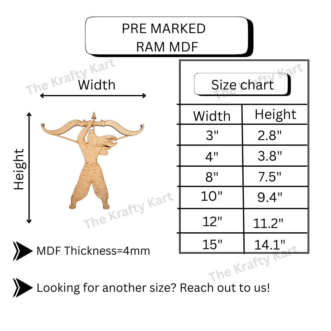 Pre Marked Ram Mdf