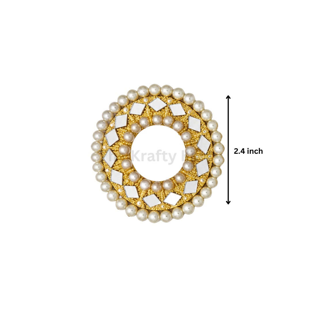 Round Traditional Pearl Ring