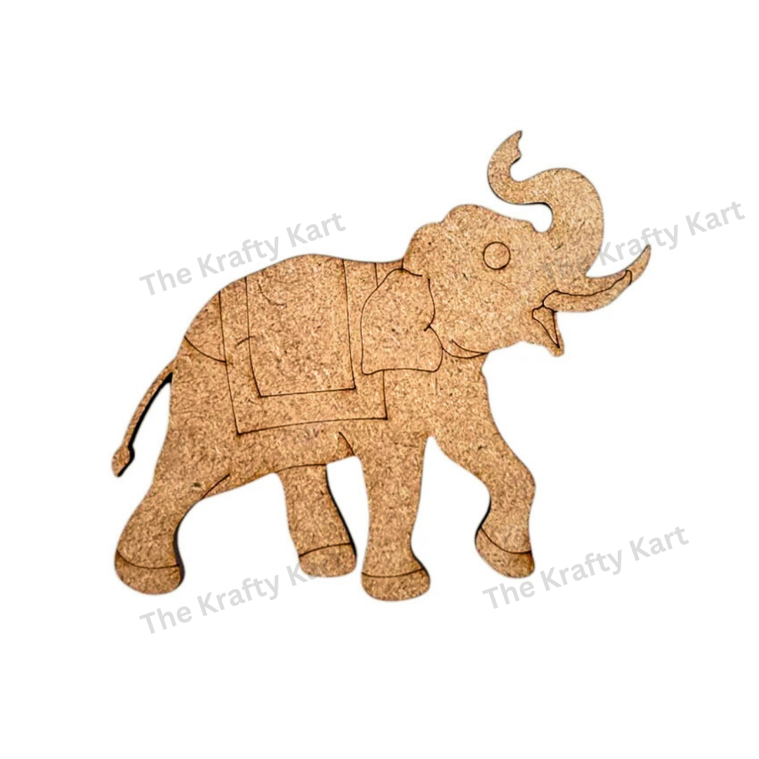 Pre Marked Elephant Mdf