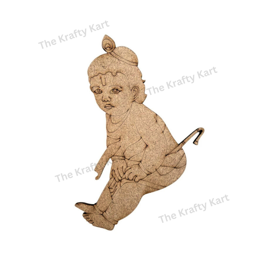 Pre Marked Baby Krishna Mdf (D)