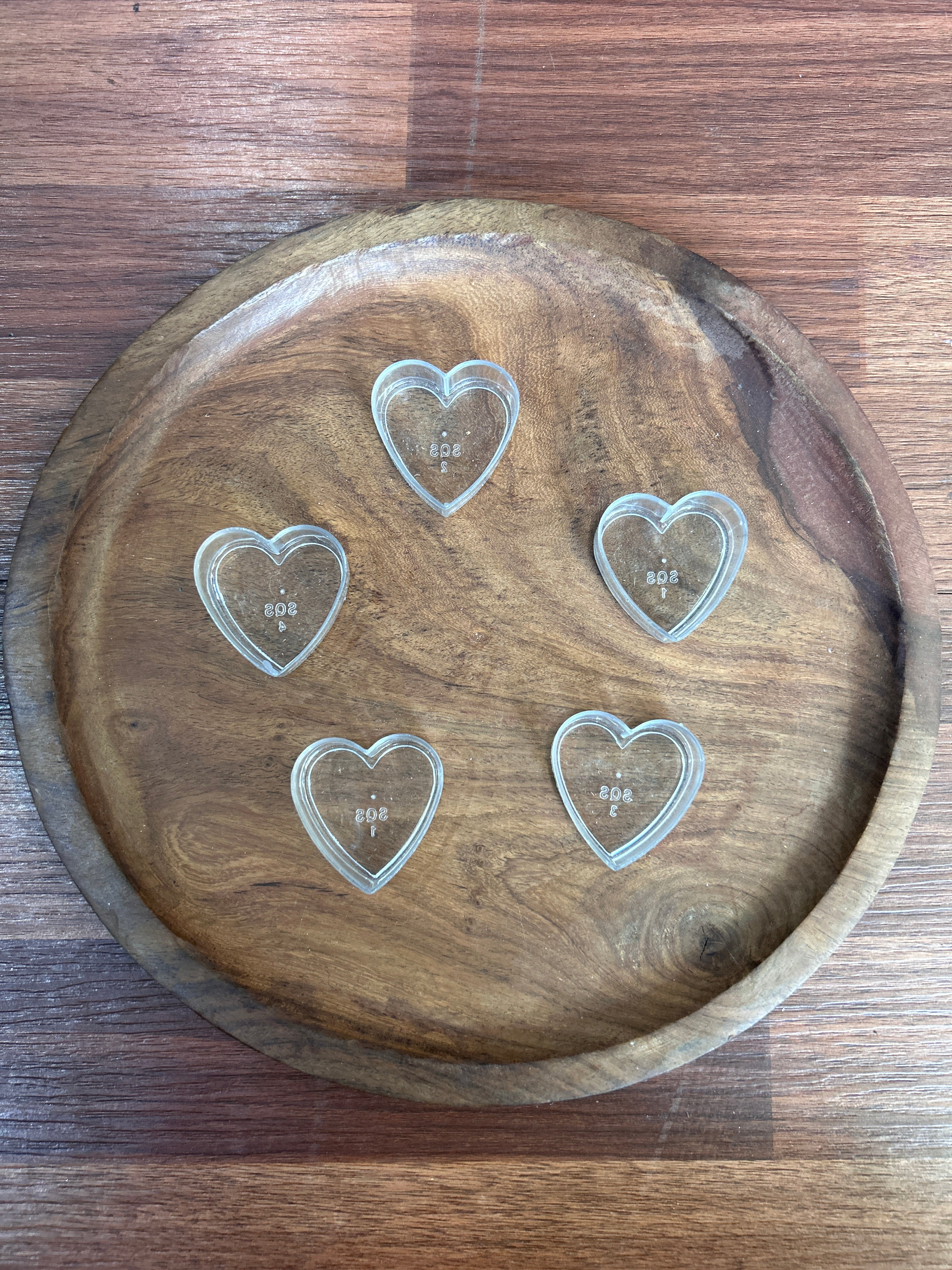 Transparent Cup For Candle - Heart