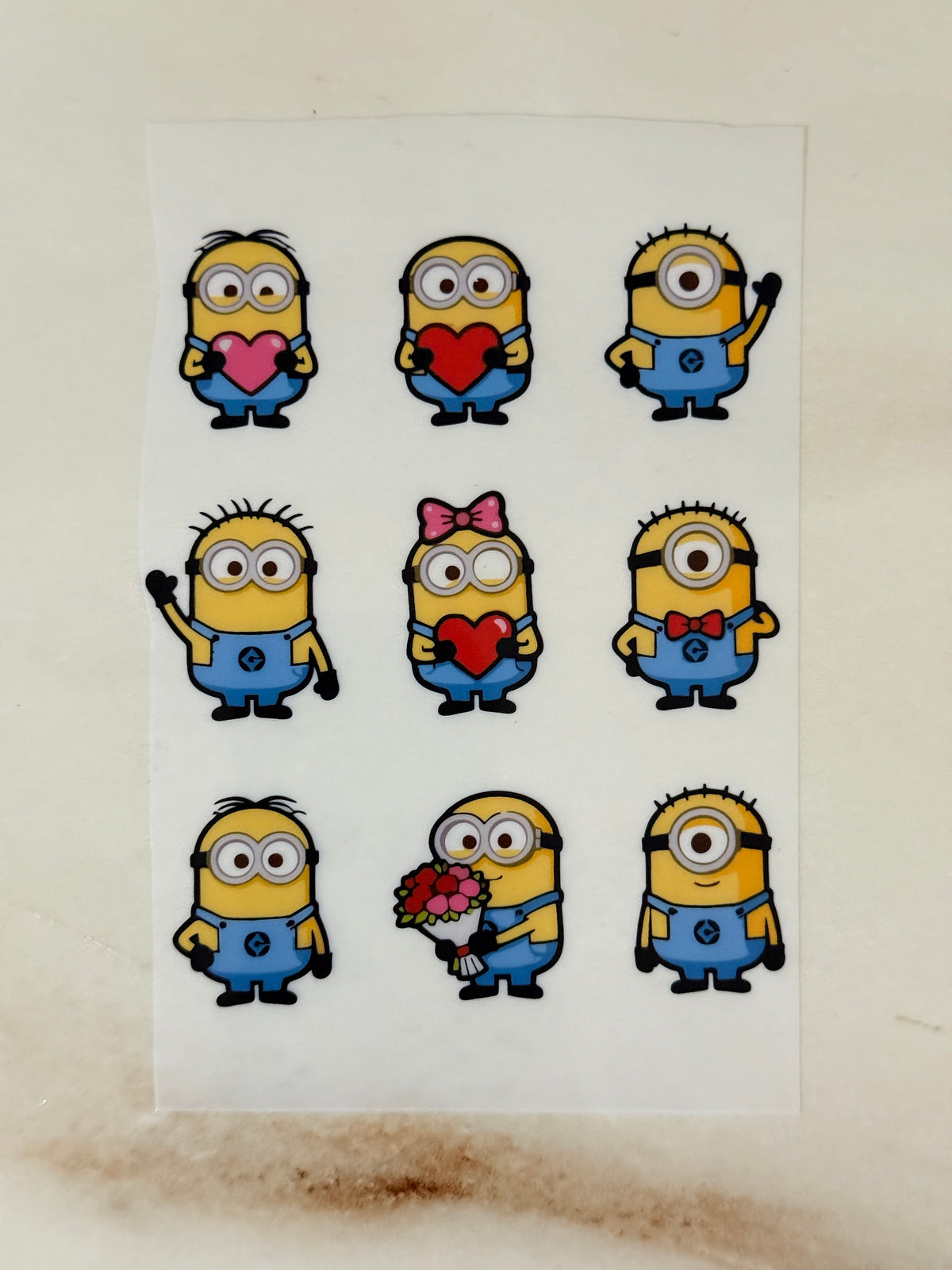 A6 Insert Sheet - Minion