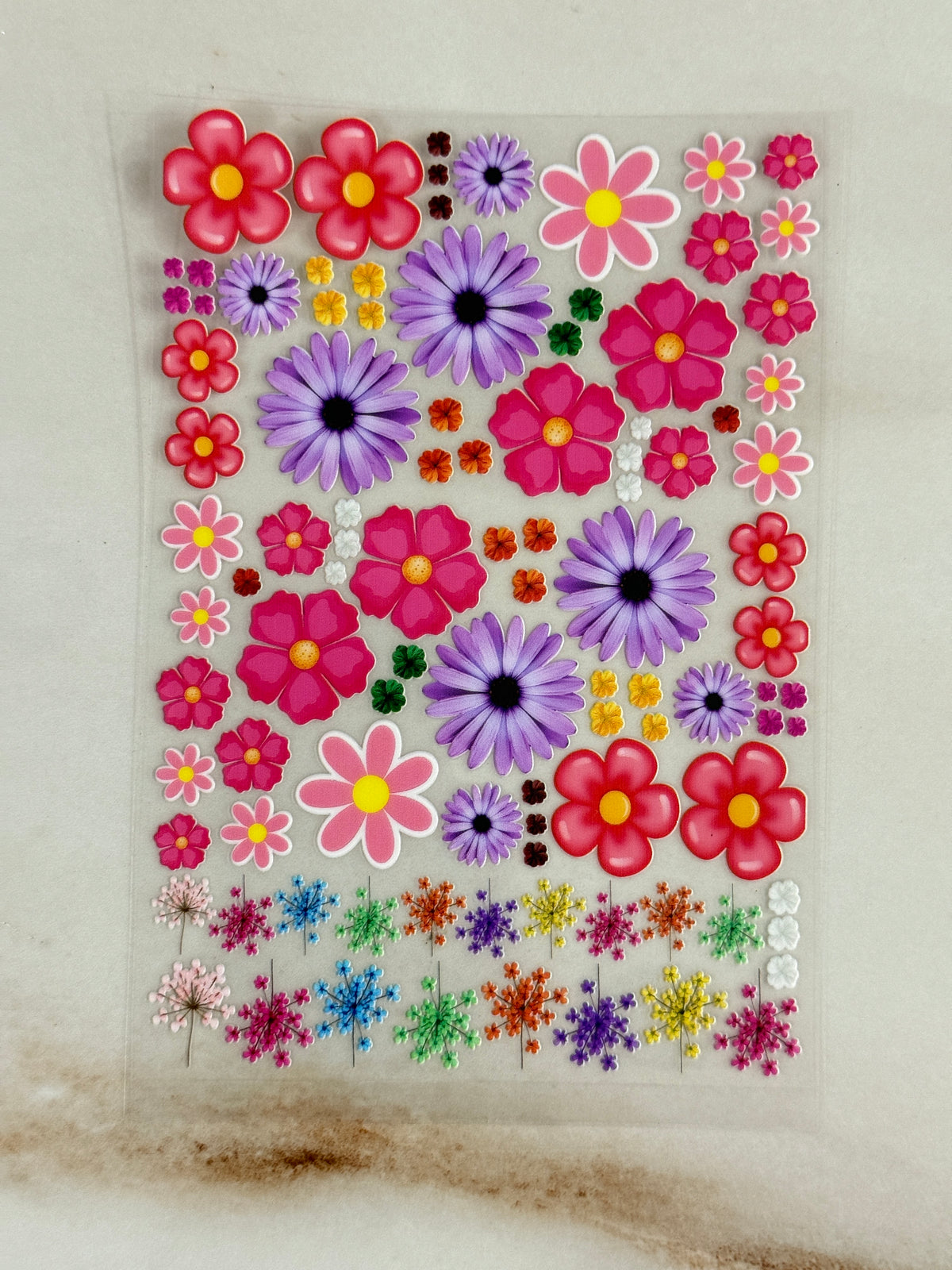 Mix Flower (J) - Peel Of Sticker