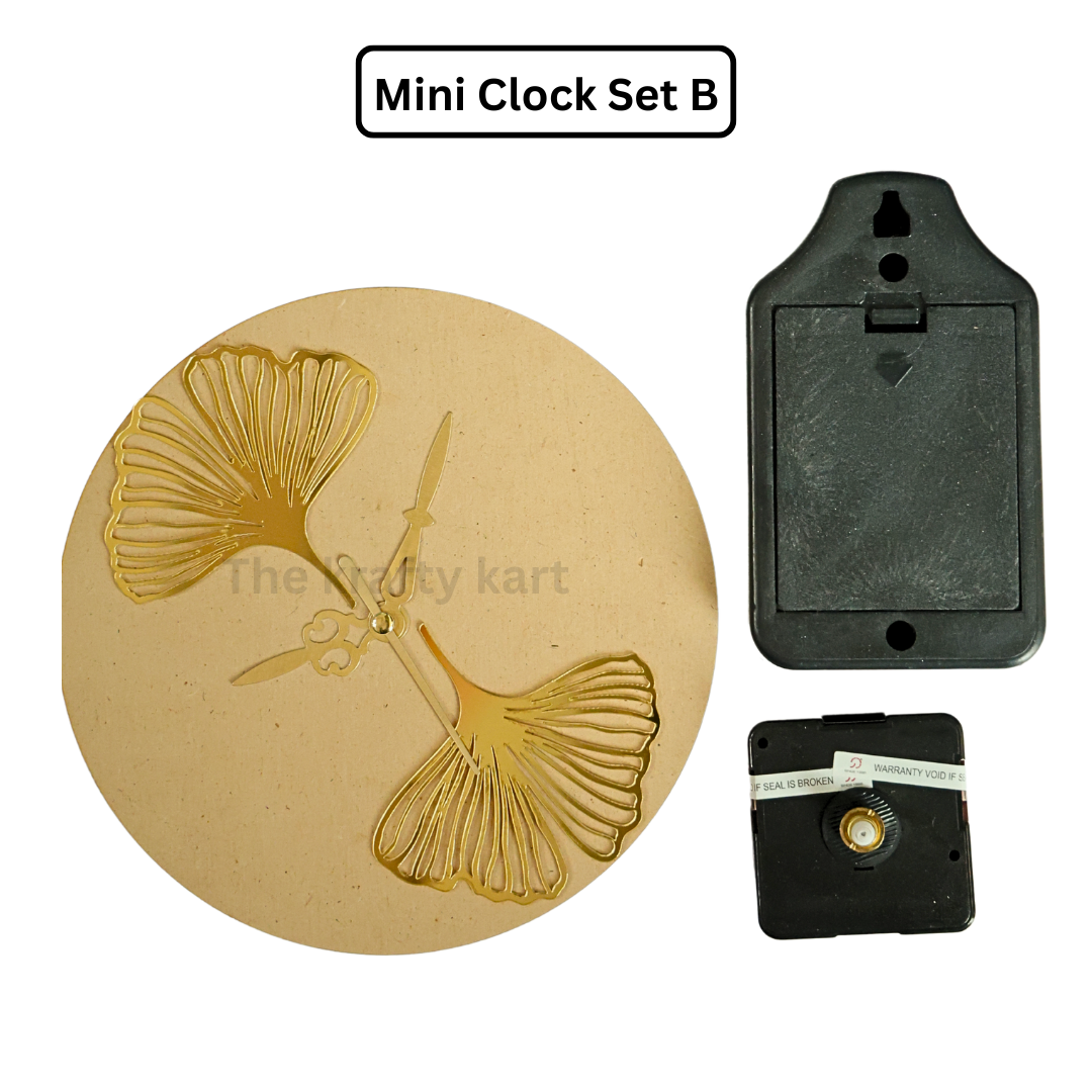 6 Inch Mini Clocks Mini Clock Set (B) for simple | Buy Online at Best Price