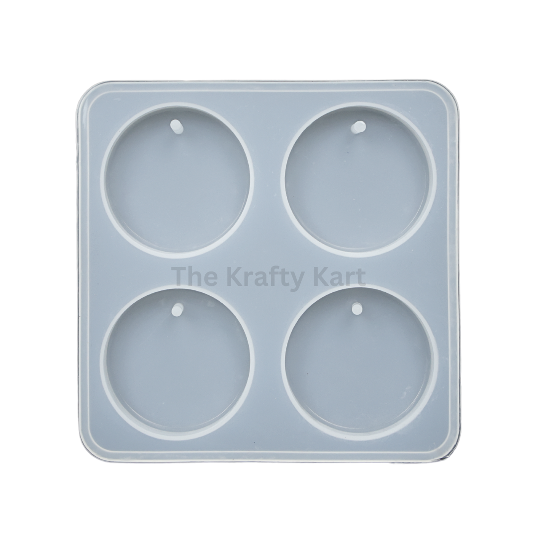 4 in 1 Round Keychain Mould