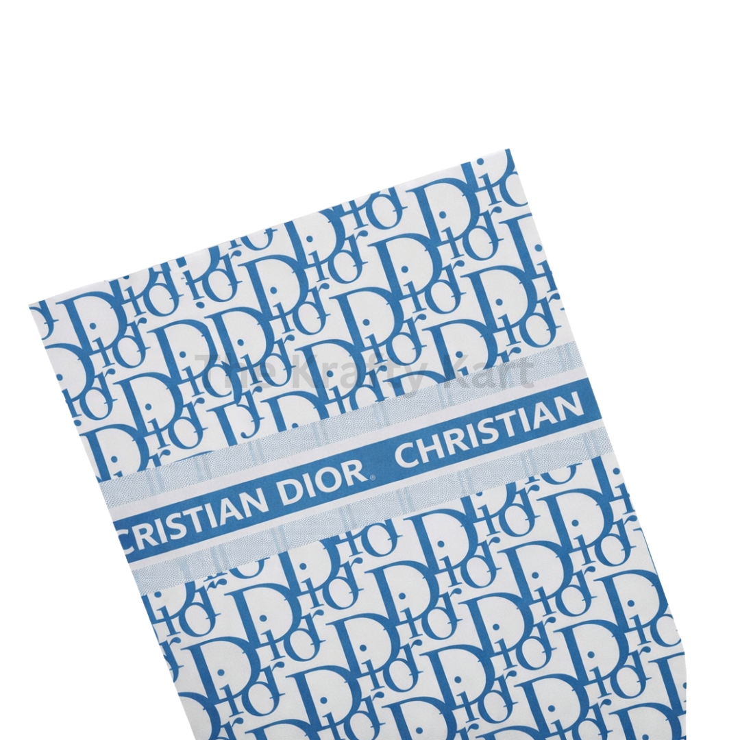 Plastic Wrapping Paper (Christian Dior) (5Pcs)