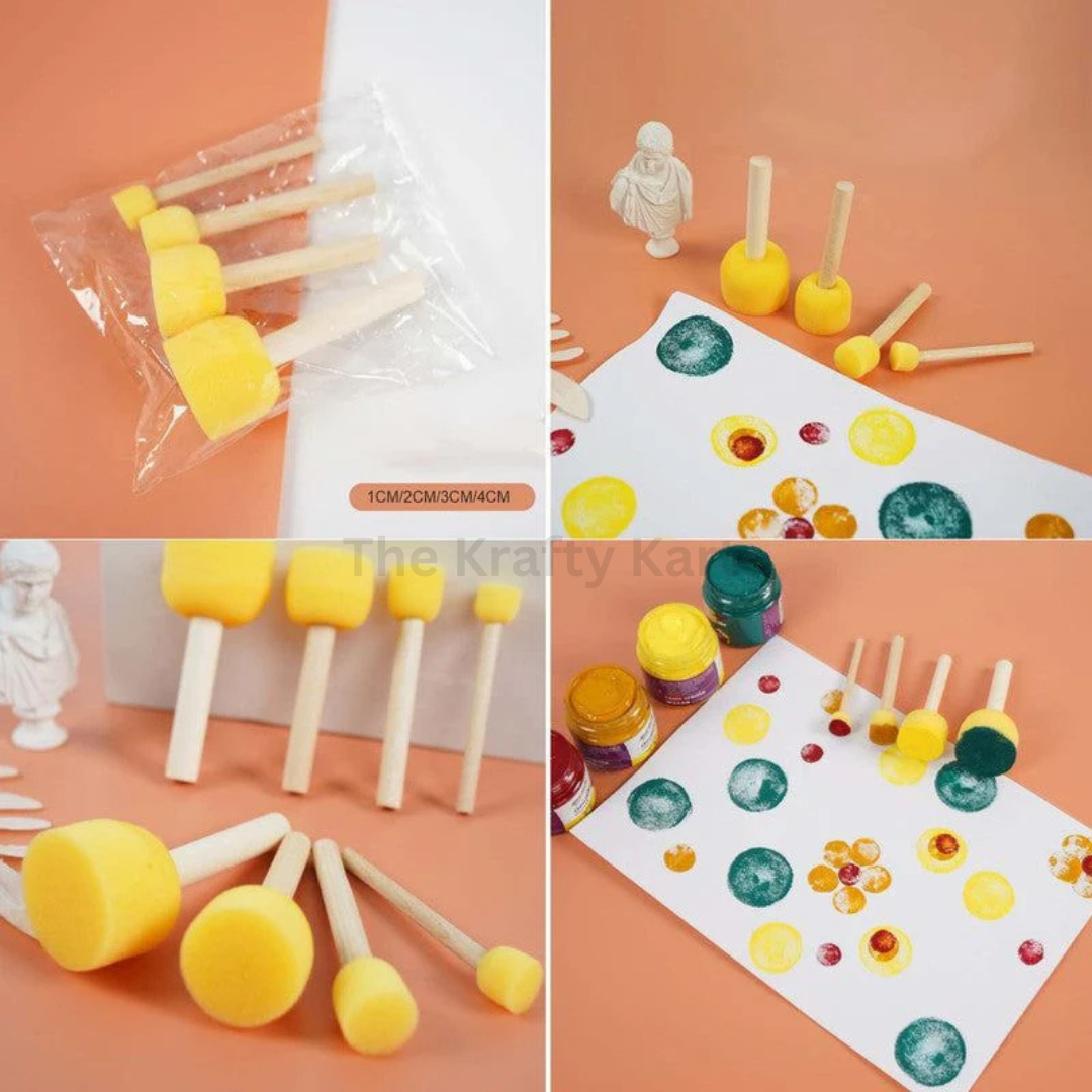 4pc Yellow Sponge