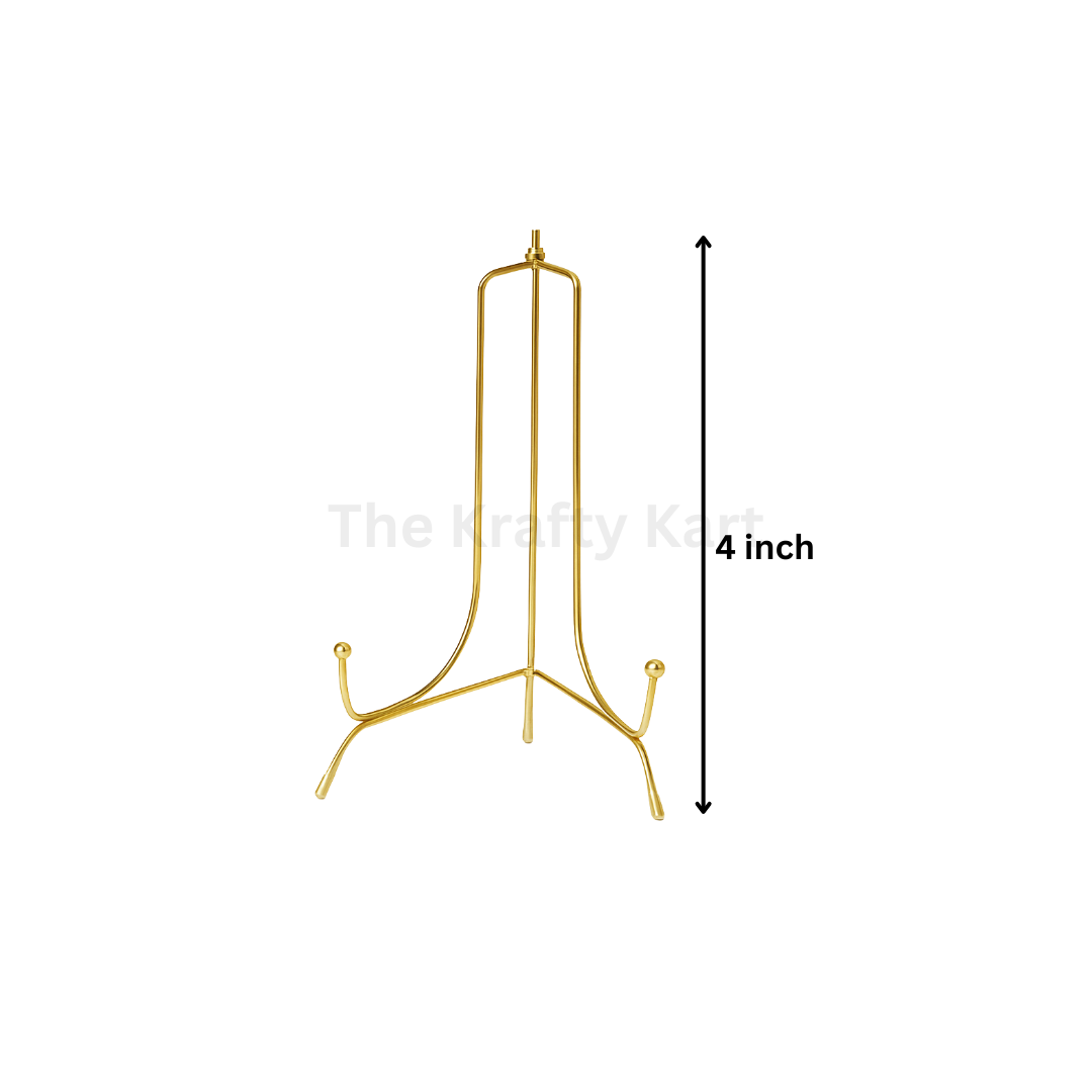 Foldable Metal Stand (Golden)