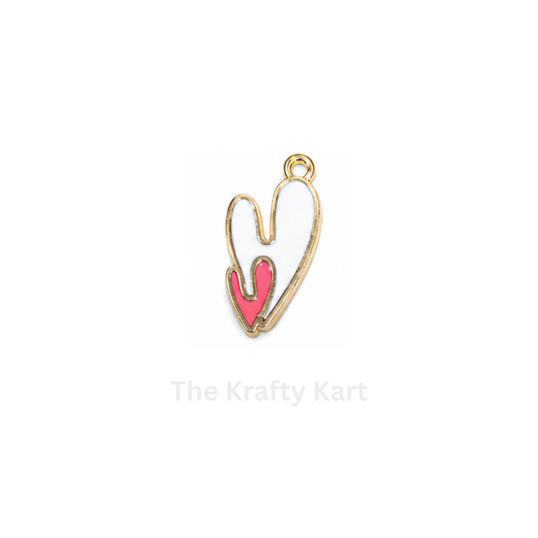 Anti-Tarnish Heart Charm Pendant (Q)