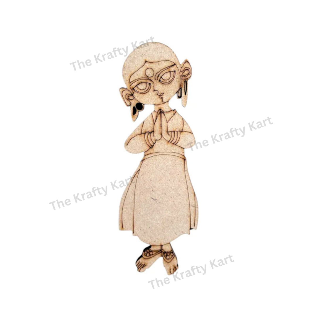 Pre Marked Standing Woman Mdf