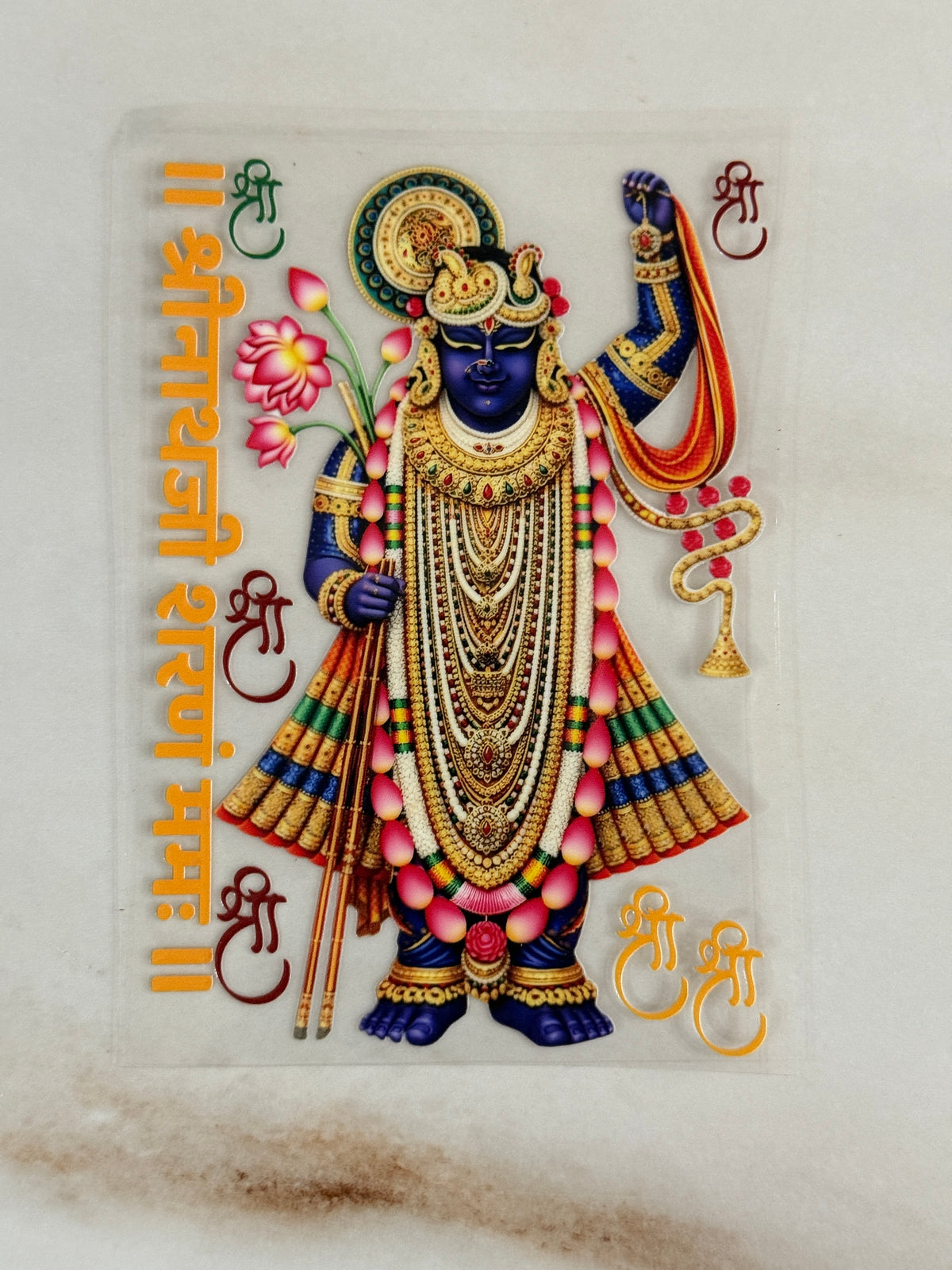 Shreenathji (L) - Peel Of Sticker