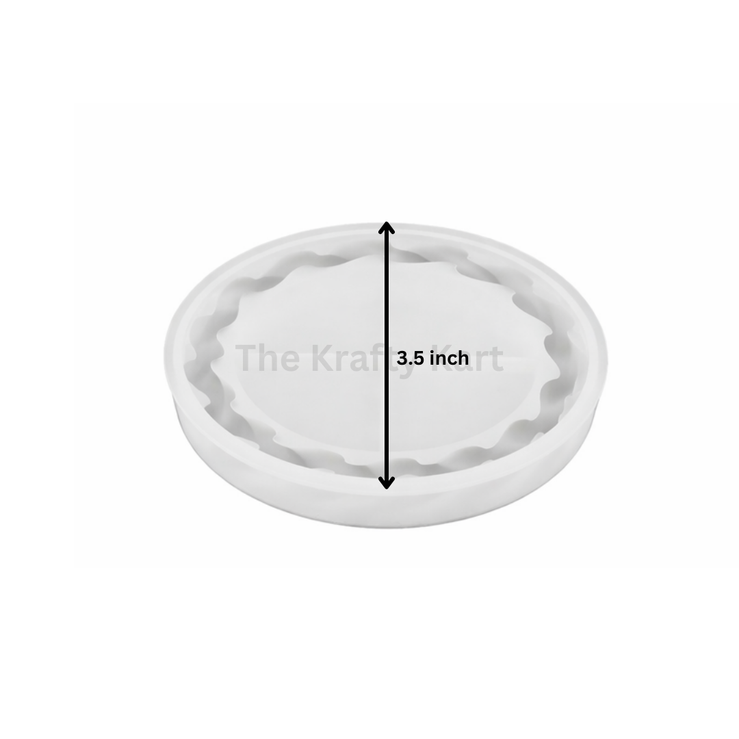 Small Round Twisted Plate Tray Mould