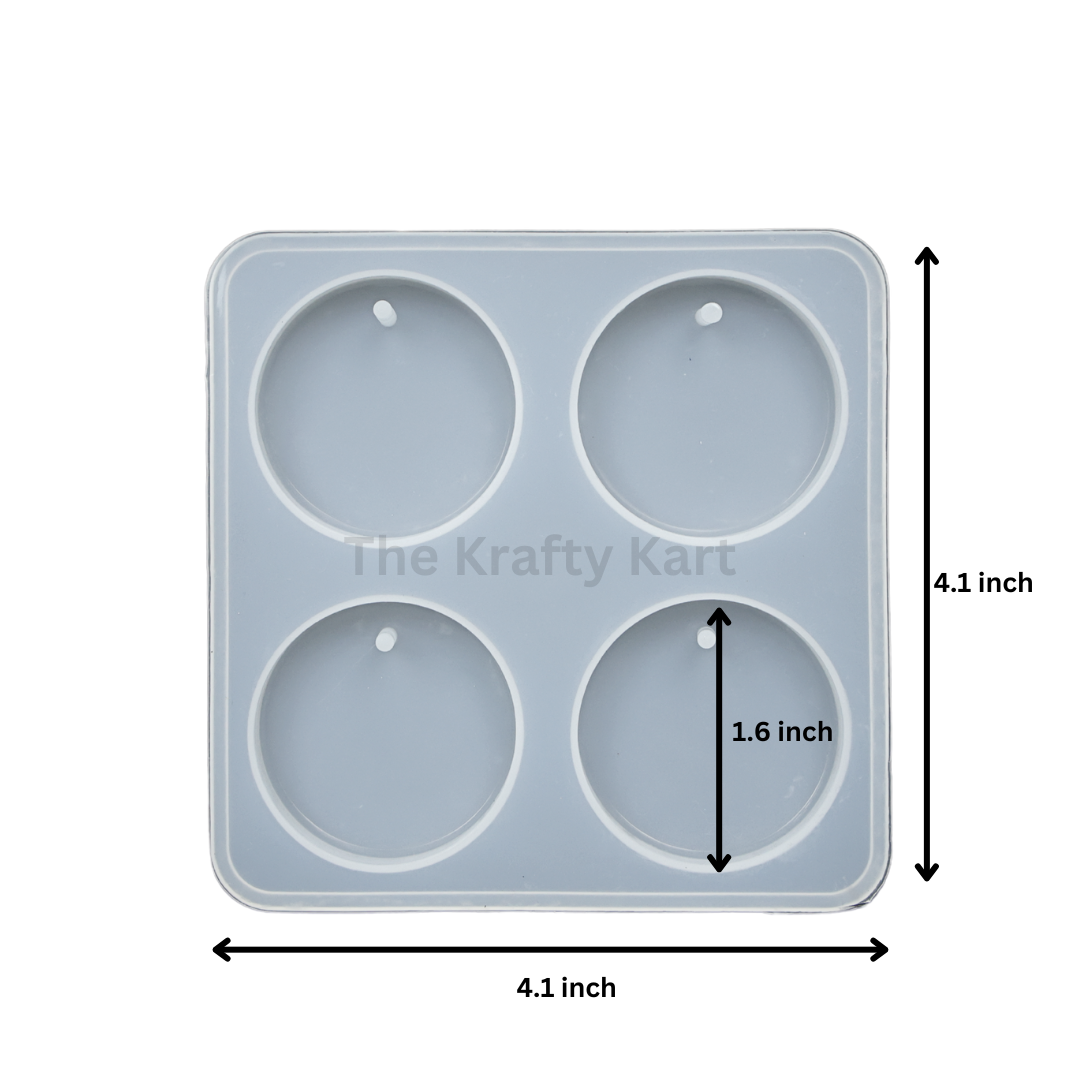 4 in 1 Round Keychain Mould