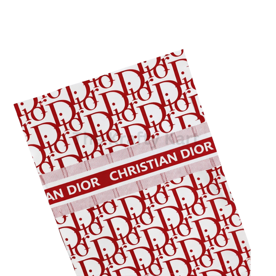 Plastic Wrapping Paper (Christian Dior) (5Pcs)