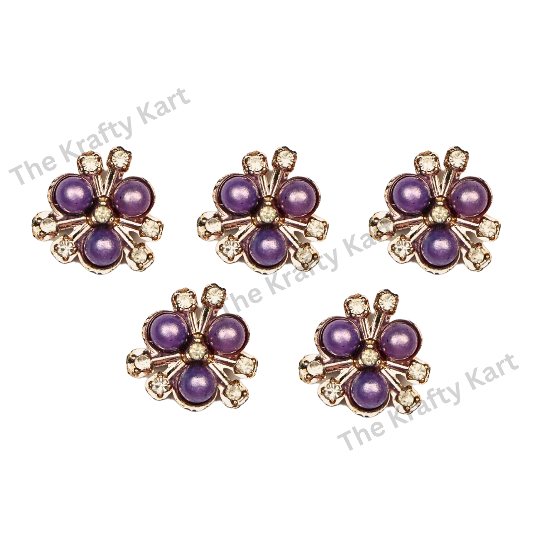 Decorative Flowers (Golden)