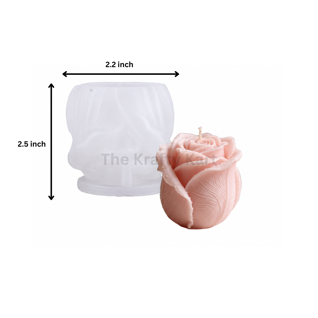 Rose Bud Candle Mould