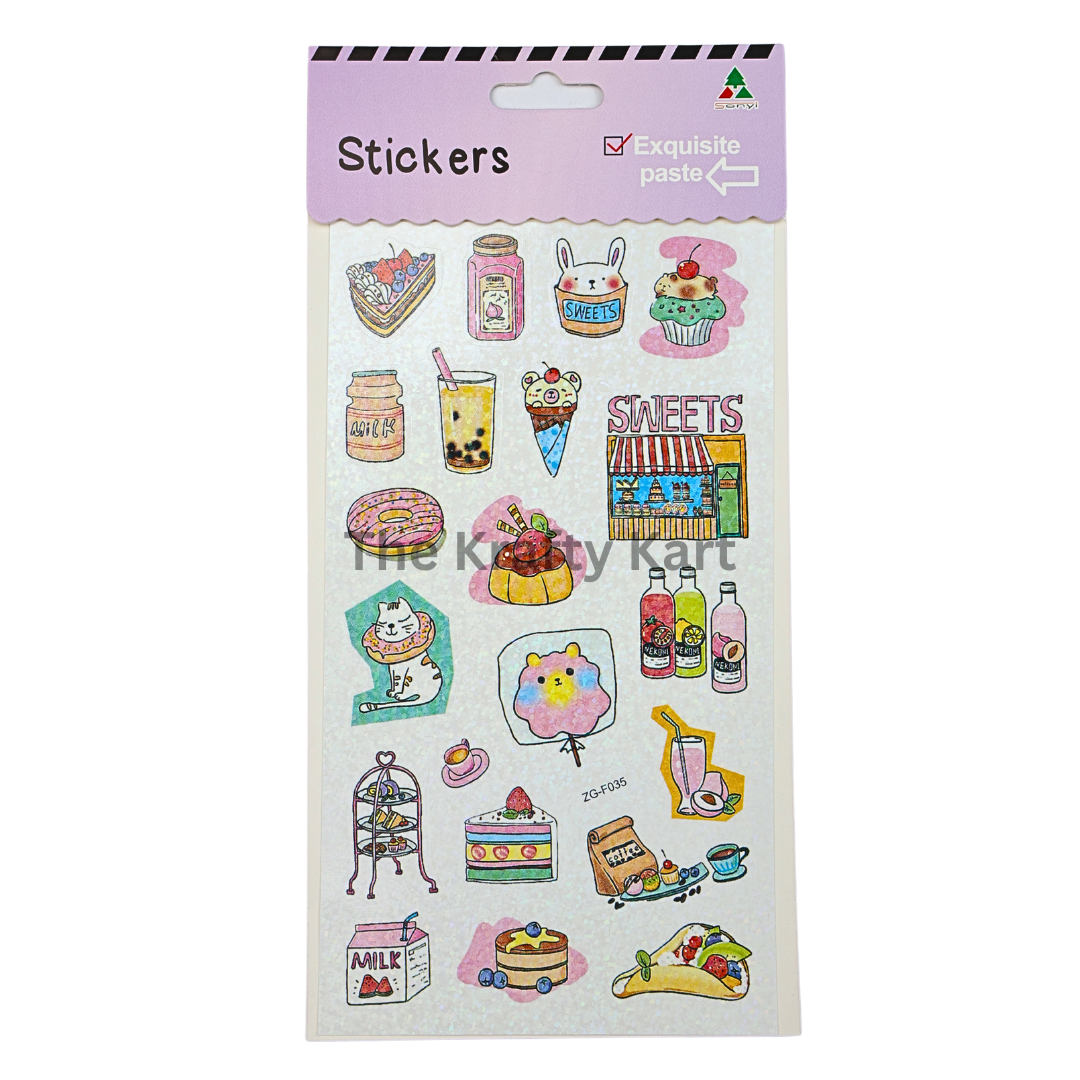 Journal - Glitter Sticker (D)