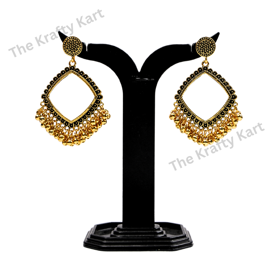 Square Resin Jhumka