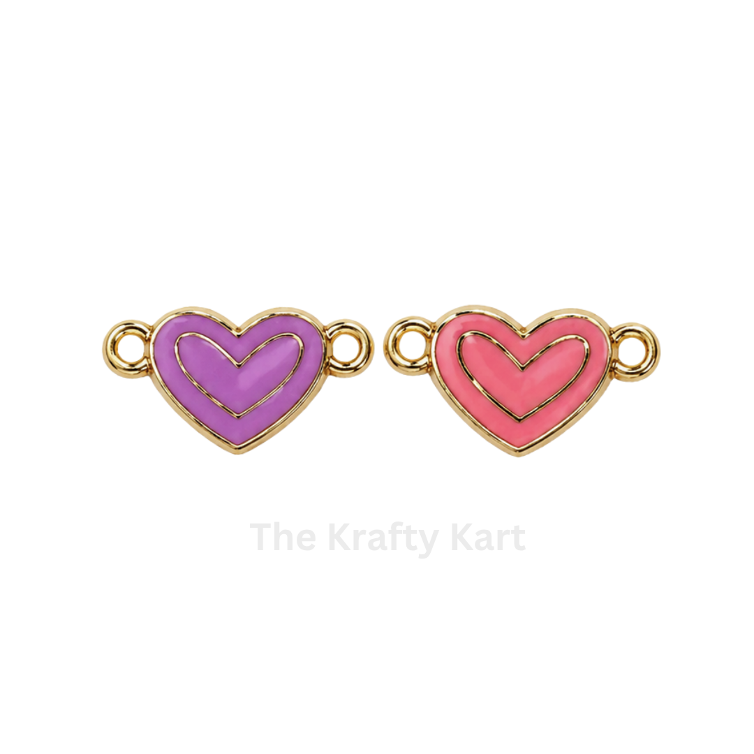 Anti-Tarnish Heart Charm Pendant (P)