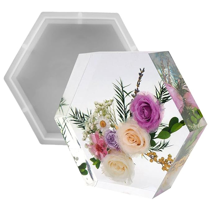 8" Hexagon Deep Casting Mould