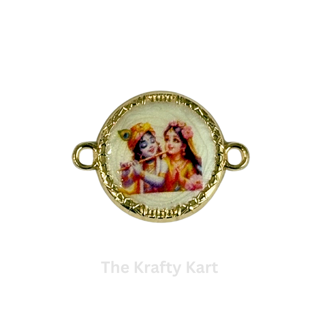 Aura Rakhi Charm Radha Krishna (B)