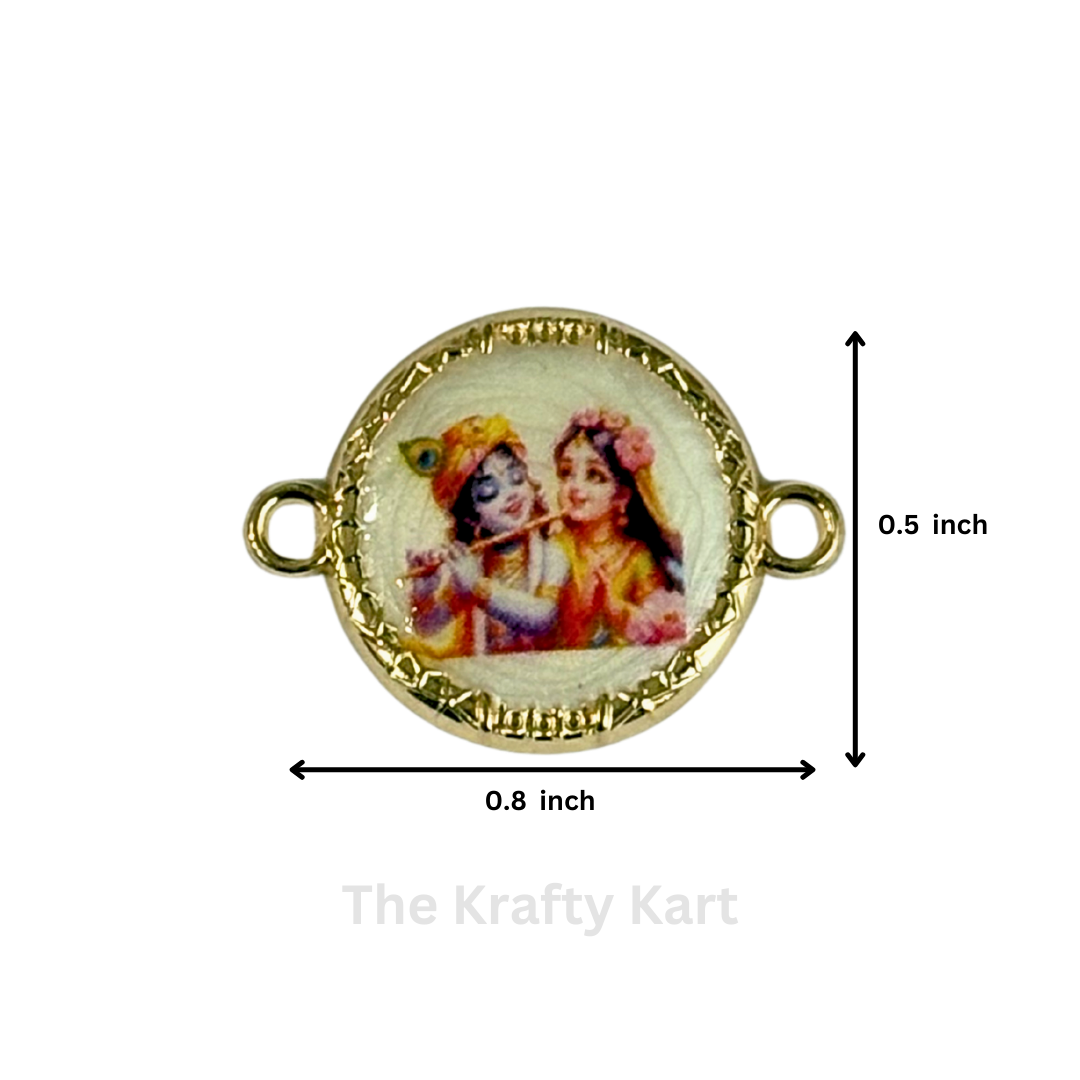 Aura Rakhi Charm Radha Krishna (B)