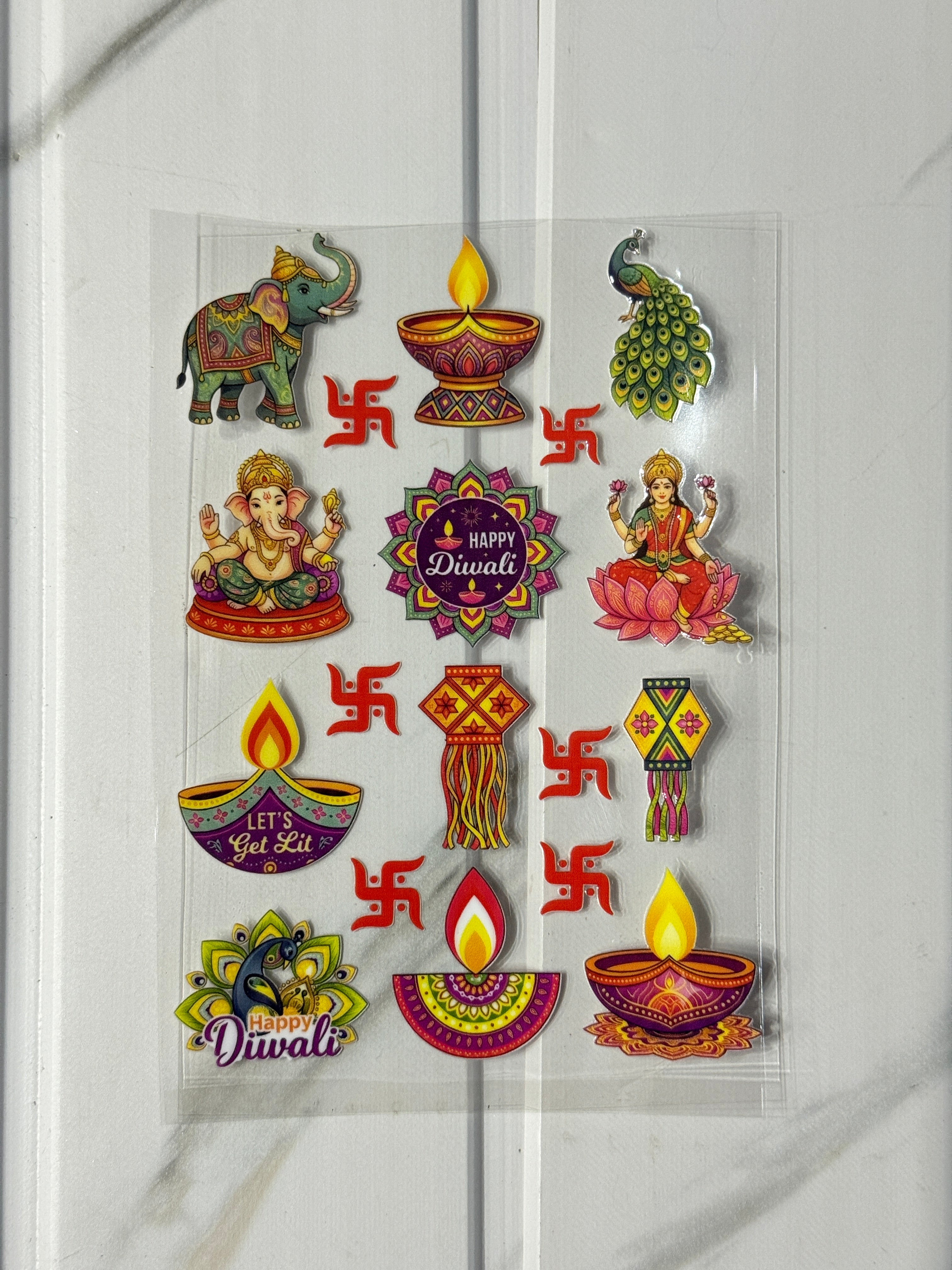 Diwali (C) - Peel Of Sticker