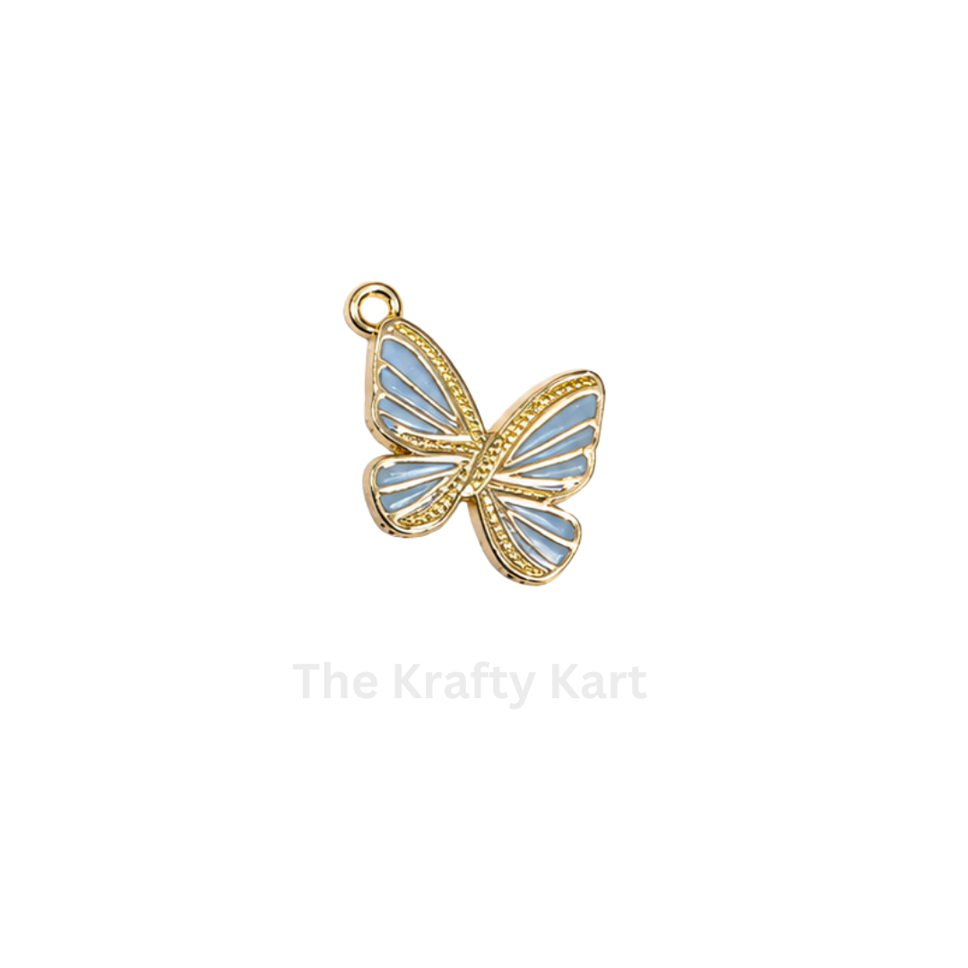 Anti-Tarnish Butterfly Charm Pendant (F)