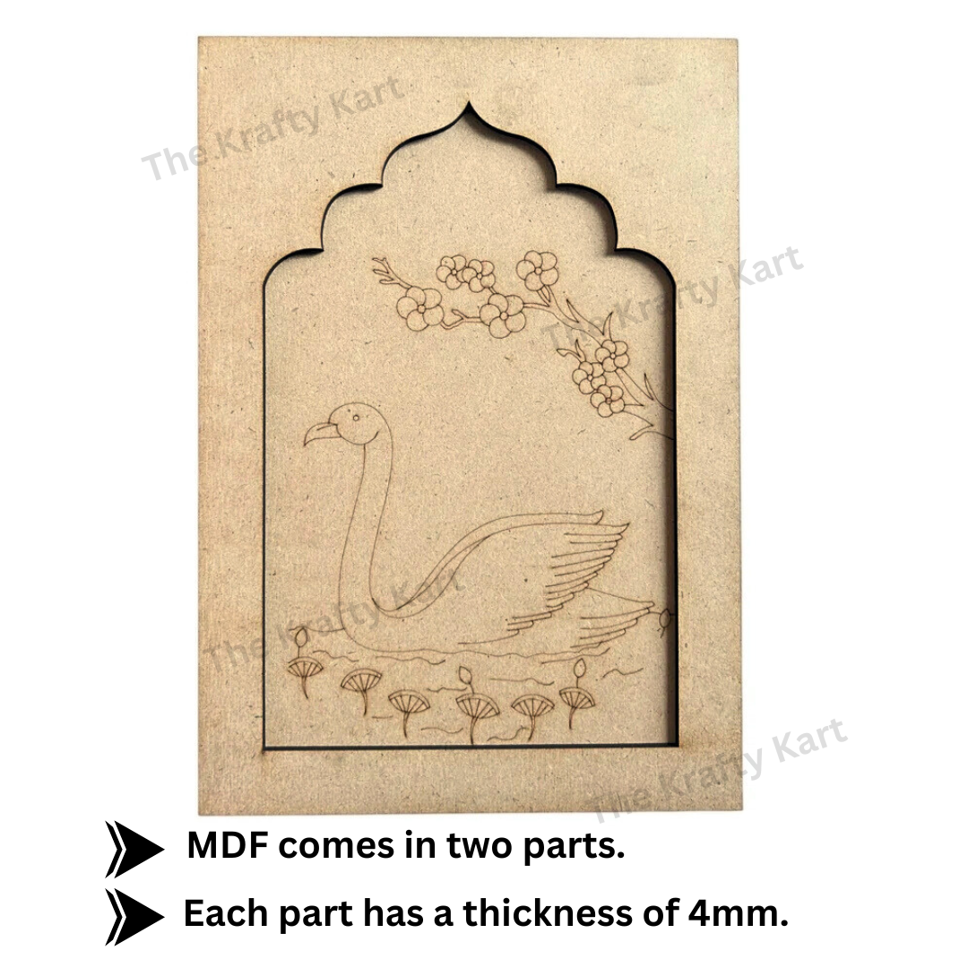 Pre Marked Mdf - Duck (Jharokha)