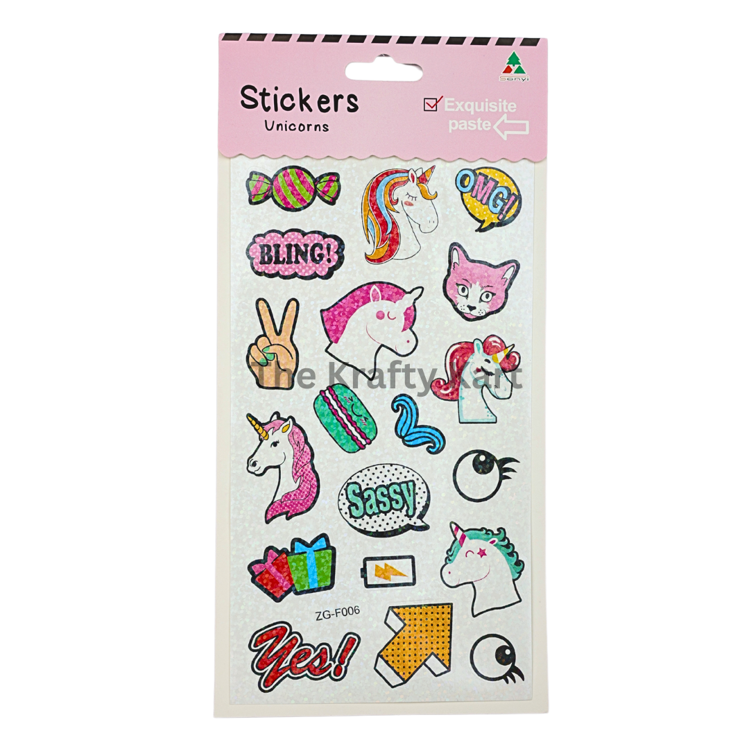 JOURNAL - GLITTER STICKER (K)