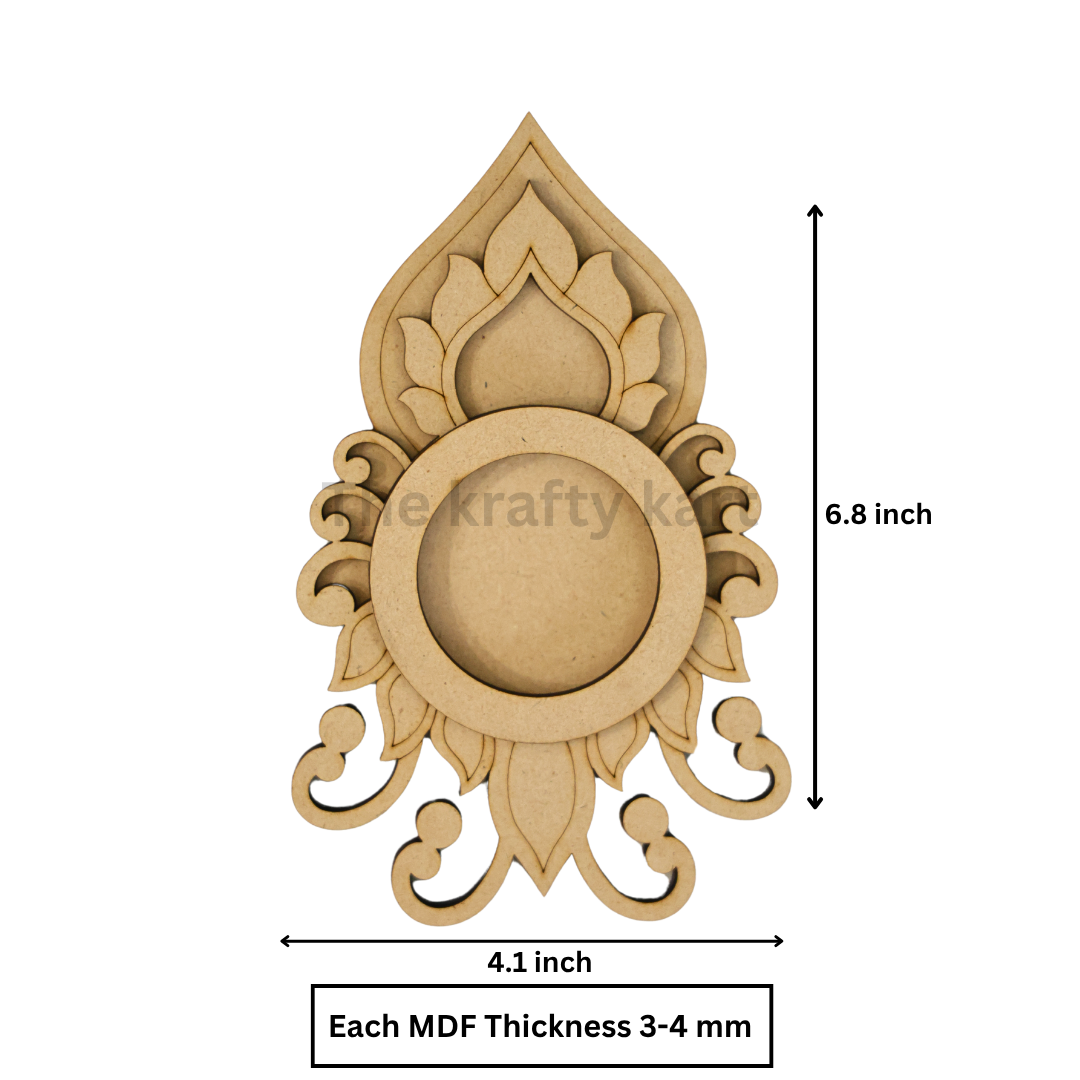 MDF Diwali T-Light Holder (8)
