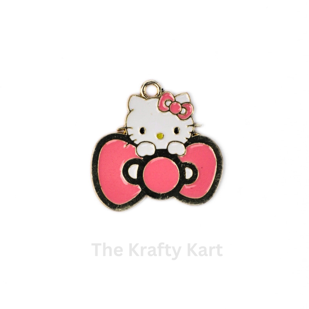 Charm - Kitty With Bow ( 254 )