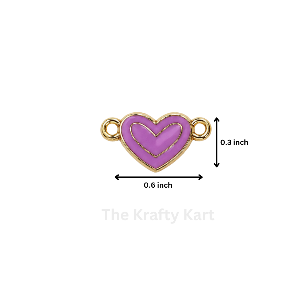 Anti-Tarnish Heart Charm Pendant (P)