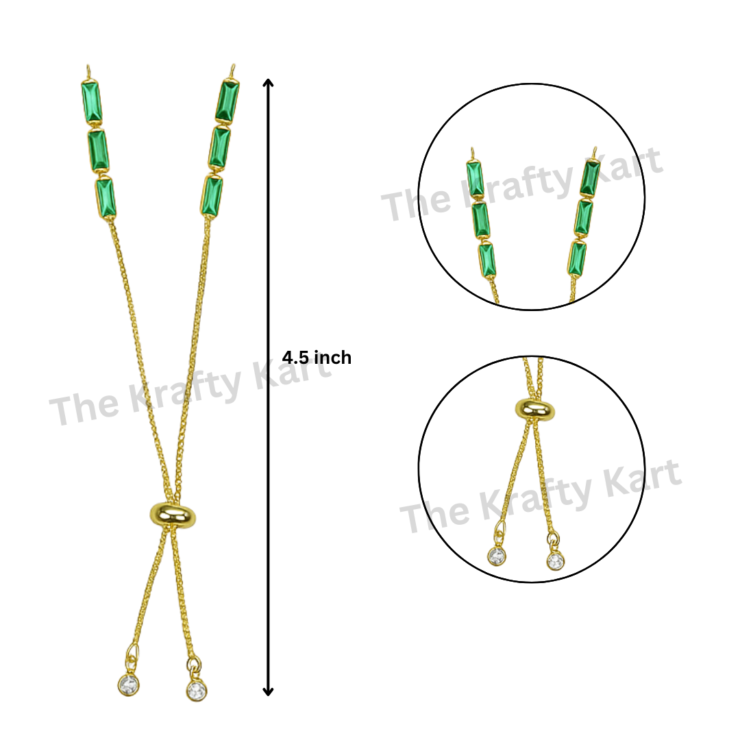 Anti Tarnish Rakhi Bracelet Chain (A)
