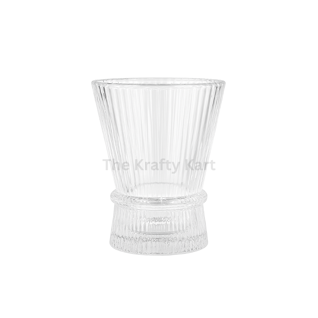Round Bundle Candle Glass