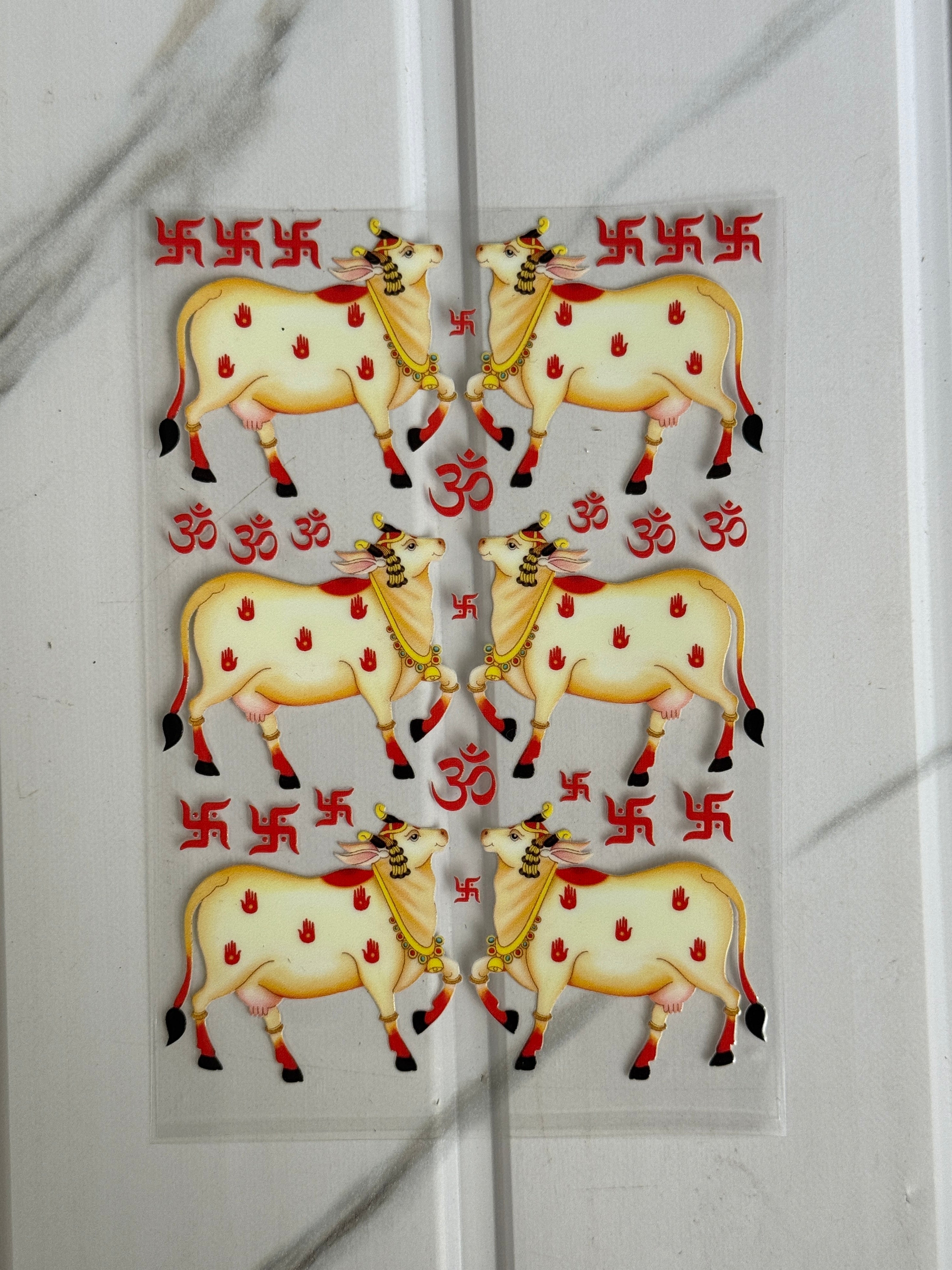 Cow (H) - Peel Of Sticker