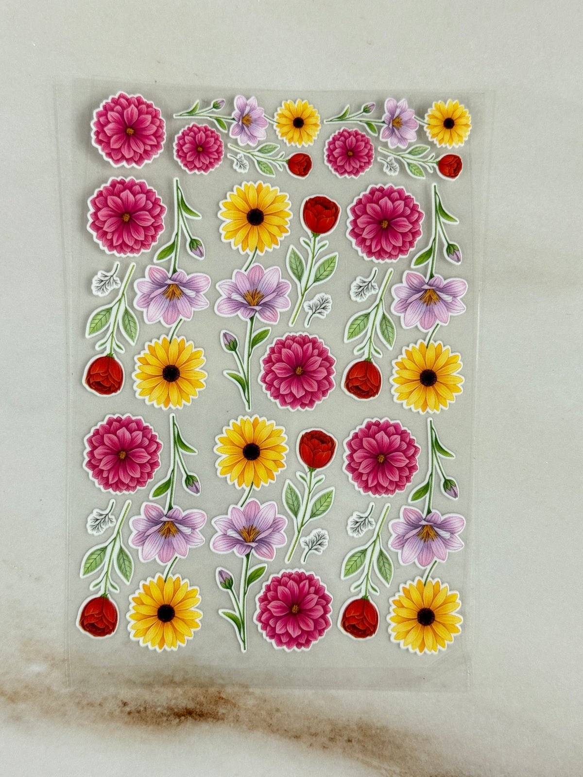 Mix Flower (H) - Peel Of Sticker