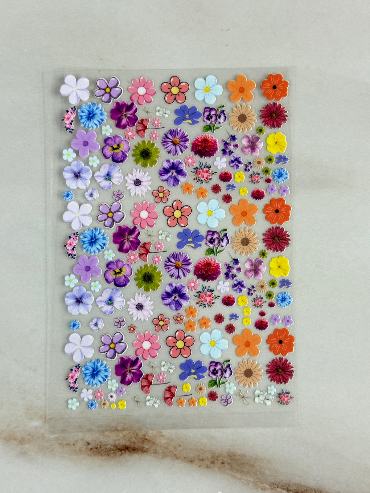 Mix Flower (Q) - Peel Of Sticker