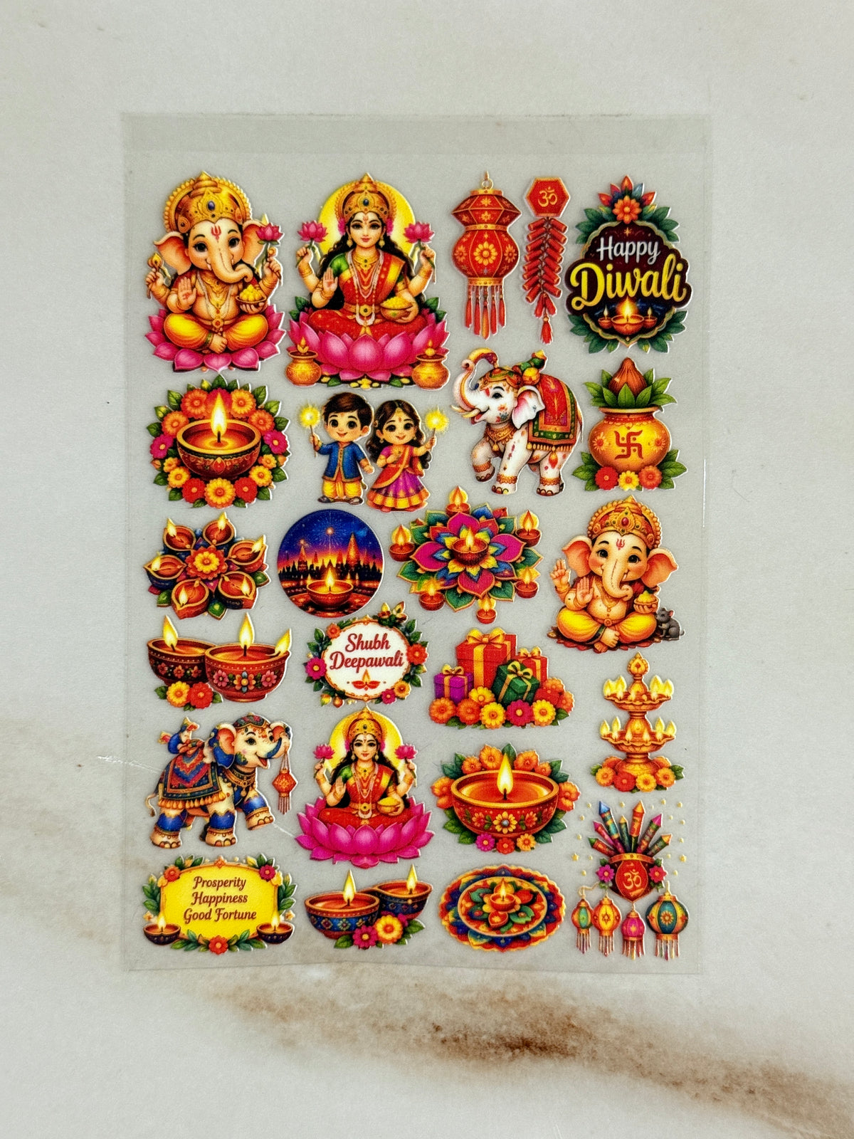 Diwali (L) - Peel Of Sticker