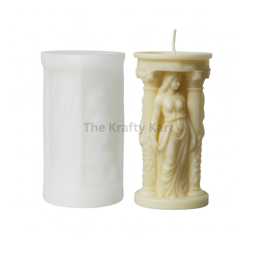 Standing Lady Candle Mould