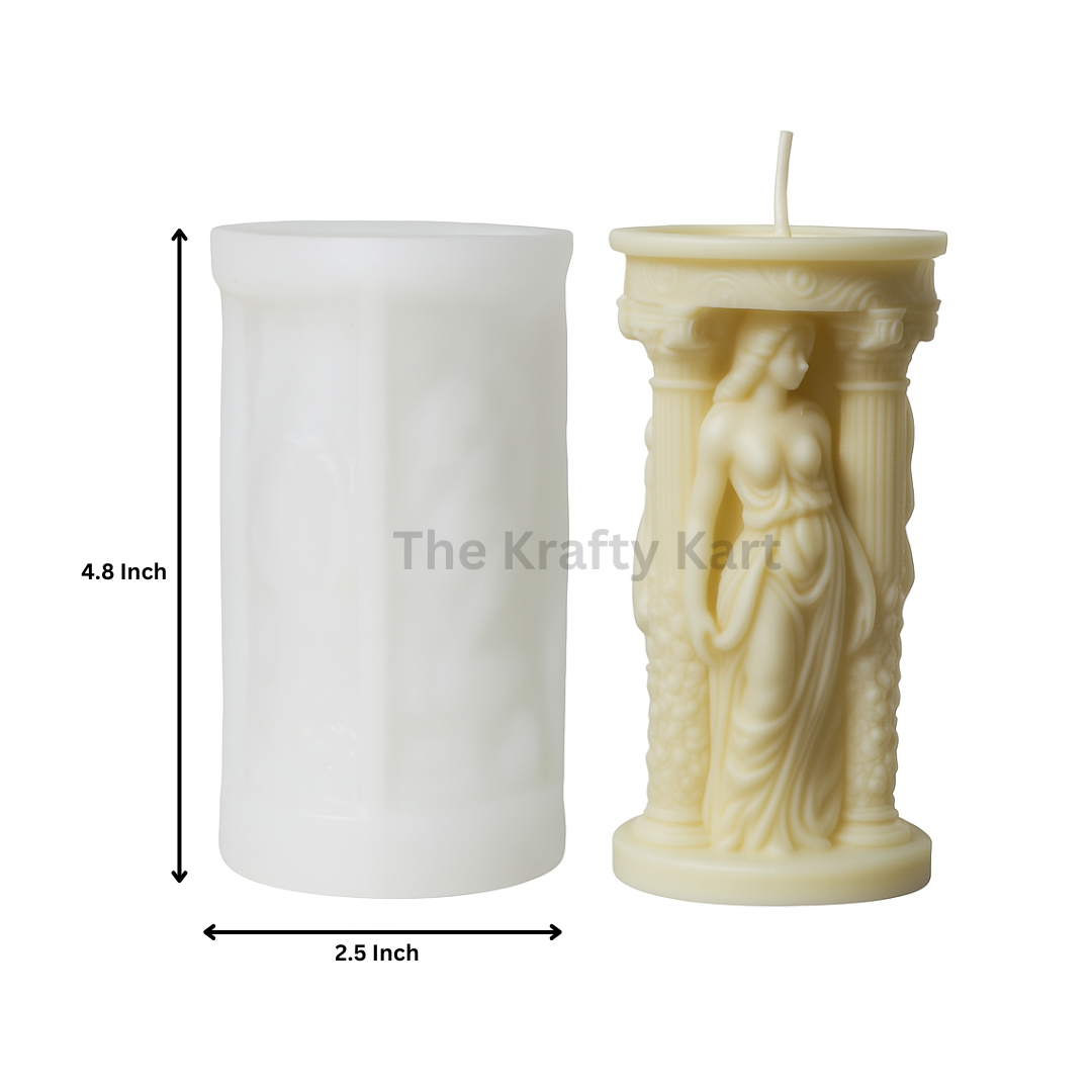Standing Lady Candle Mould