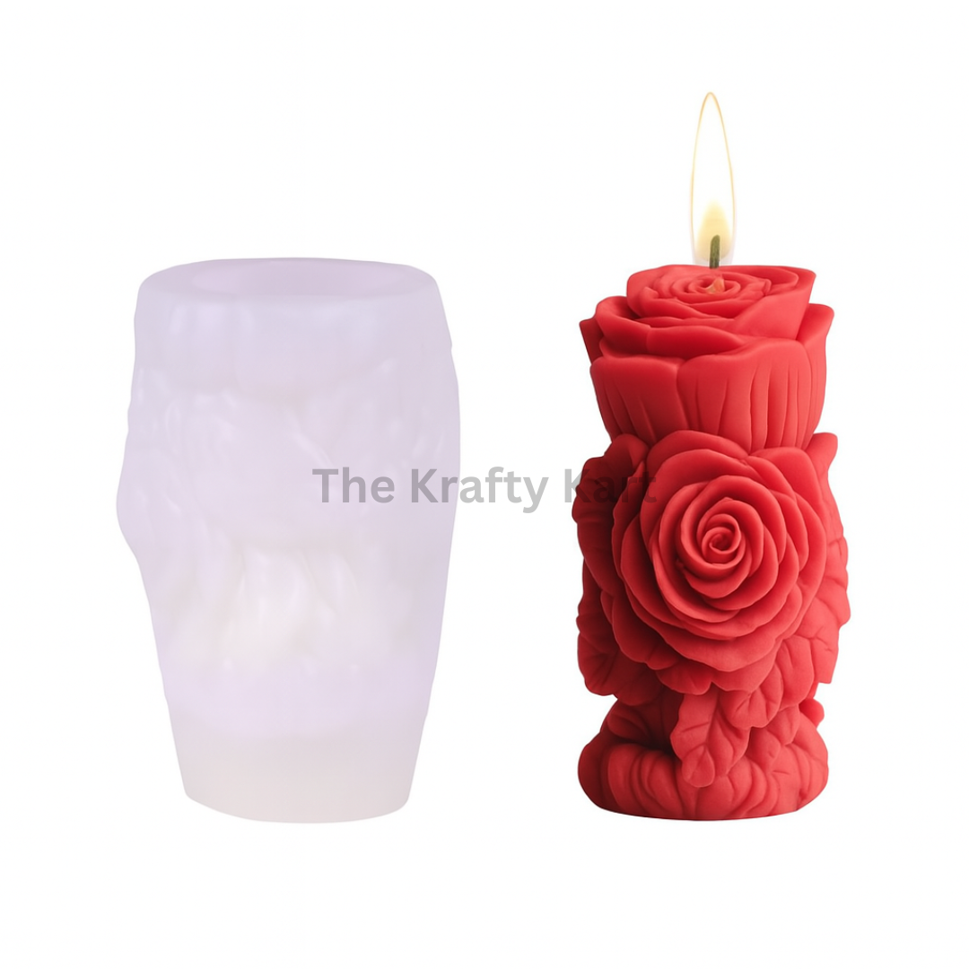 Big Rose Candle Mould