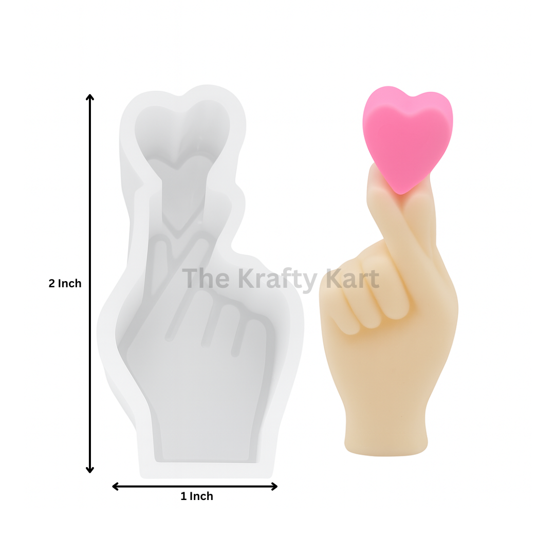 Korean Love Candle Mould
