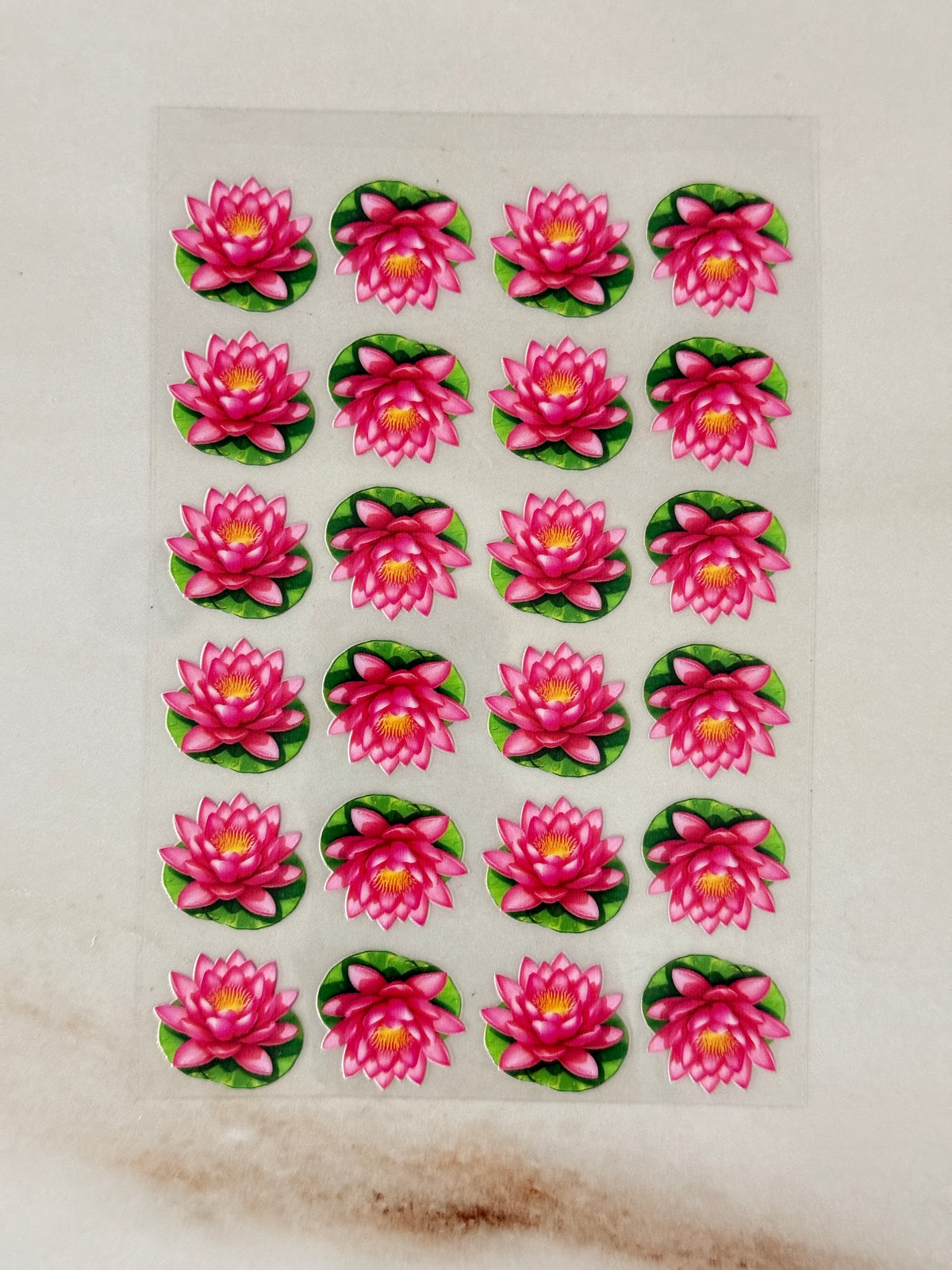 Lotus (W) - Peel Of Sticker