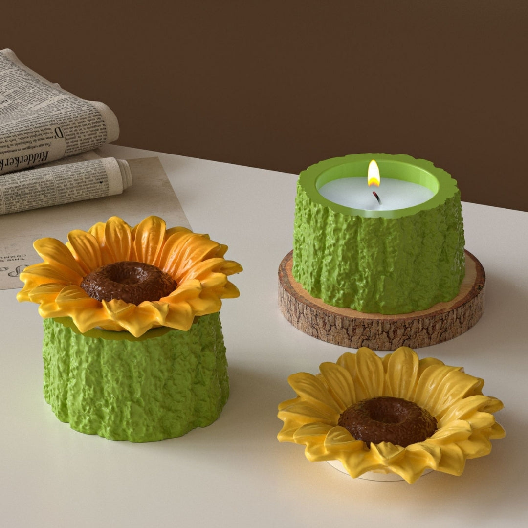 Sunflower Storage Box Mould
